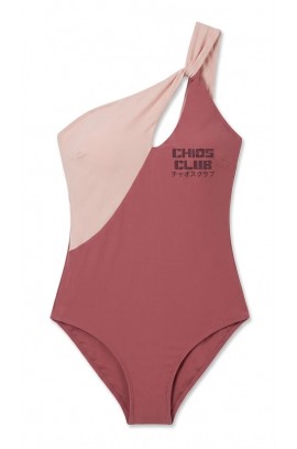 CHIOS CLUB - 單肩連身泳衣 MD2610 粉色